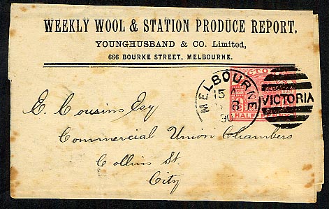 Weekly Wool & Station Produce Report newspaper wrapper