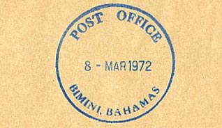 Bimini postmark 1972