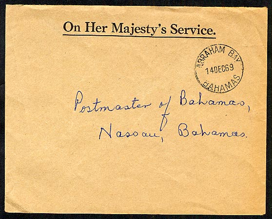 Abraham Bay 1969 postmark