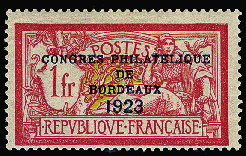 France SG400e, 1923 Bordeaux Philatelic Congress