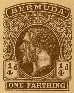 Bermuda �d KGV Newspaper Wrapper 1913